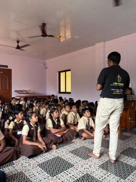 Cyber Awareness Session Held At Shiroda School