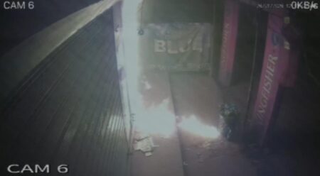 CCTV Camera Damaged, Wine Shop Shutter Set Ablaze in Sattari; One Arrested