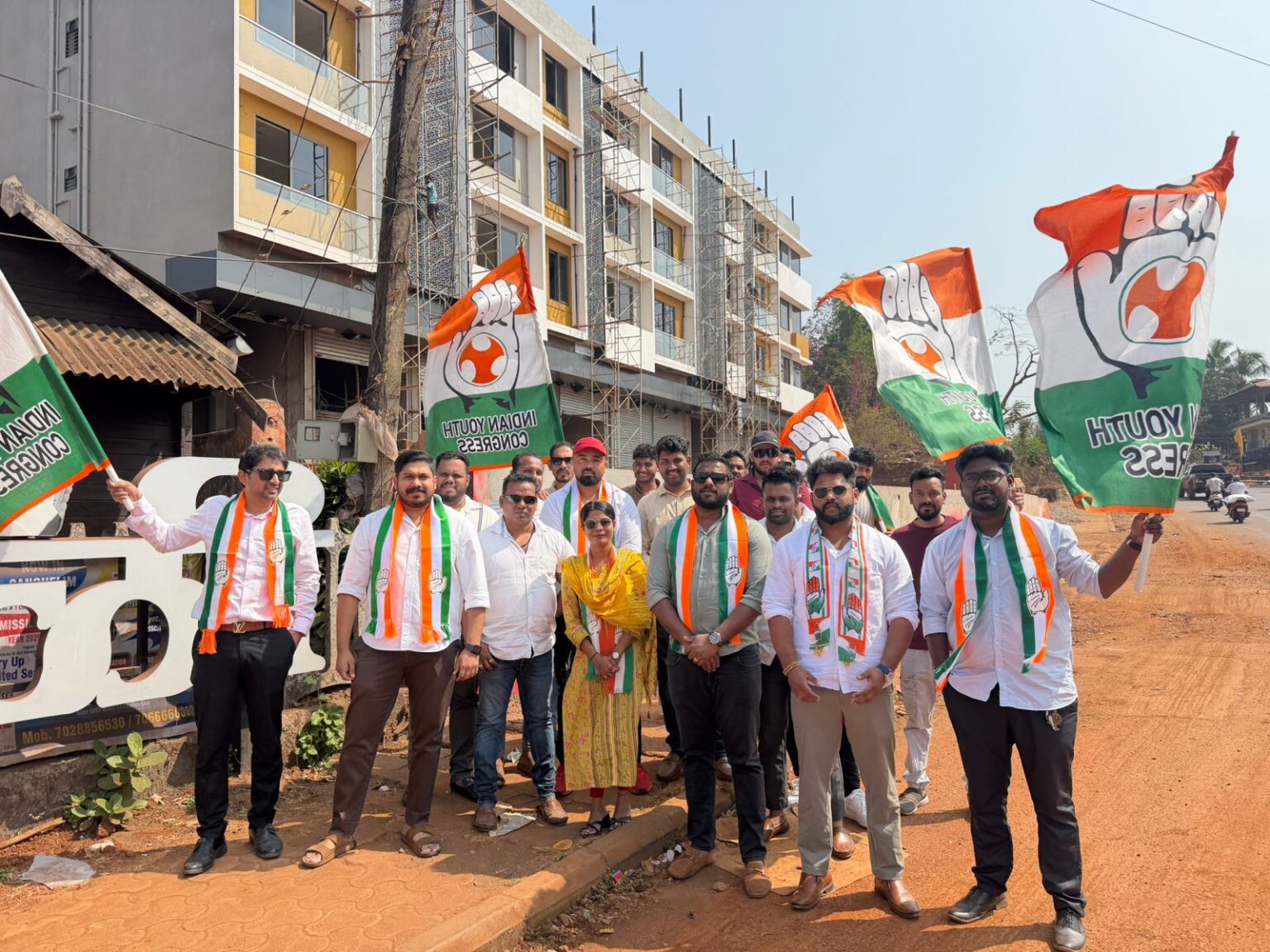 Goa Youth Congress Undertakes Organisational Tour Of Sankhali Ahead Of 2027 Assembly Polls