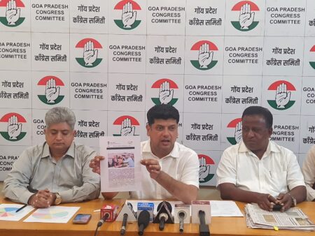Goa Congress Slams Union Budget 2026–27, Alleges State “Ignored and Short-Changed”