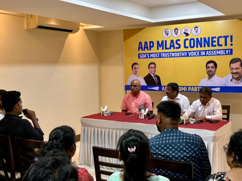 AAP MLAs Assure Action on Civic Issues Raised at Ponda Connect Programme