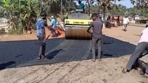 Hot Mixing of Roads Begins in Dicarpalli, Velim Constituency
