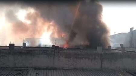 Seven Workers Killed in Massive Factory Fire in Bhiwadi 10 feared trapped