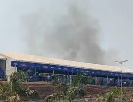 Fire Disrupts Goa Street Race At Mopa Airport, Event Temporarily Halted