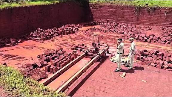 Illegal Laterite Extraction Case Registered in Verna