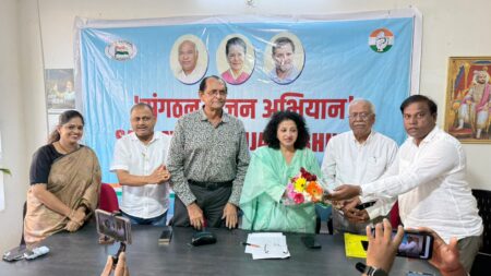 AICC Observer Dr. Shobha Oza Launches Sangathan Srijan Abhiyan In North Goa
