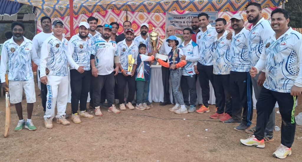 Sambhaji Warriors Clinch Title at Adarsh Sports Club’s Annual Cricket Tournament