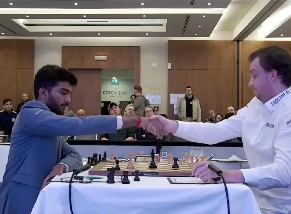 Berlin Defence Tests Champion as Gukesh Escapes With Draw