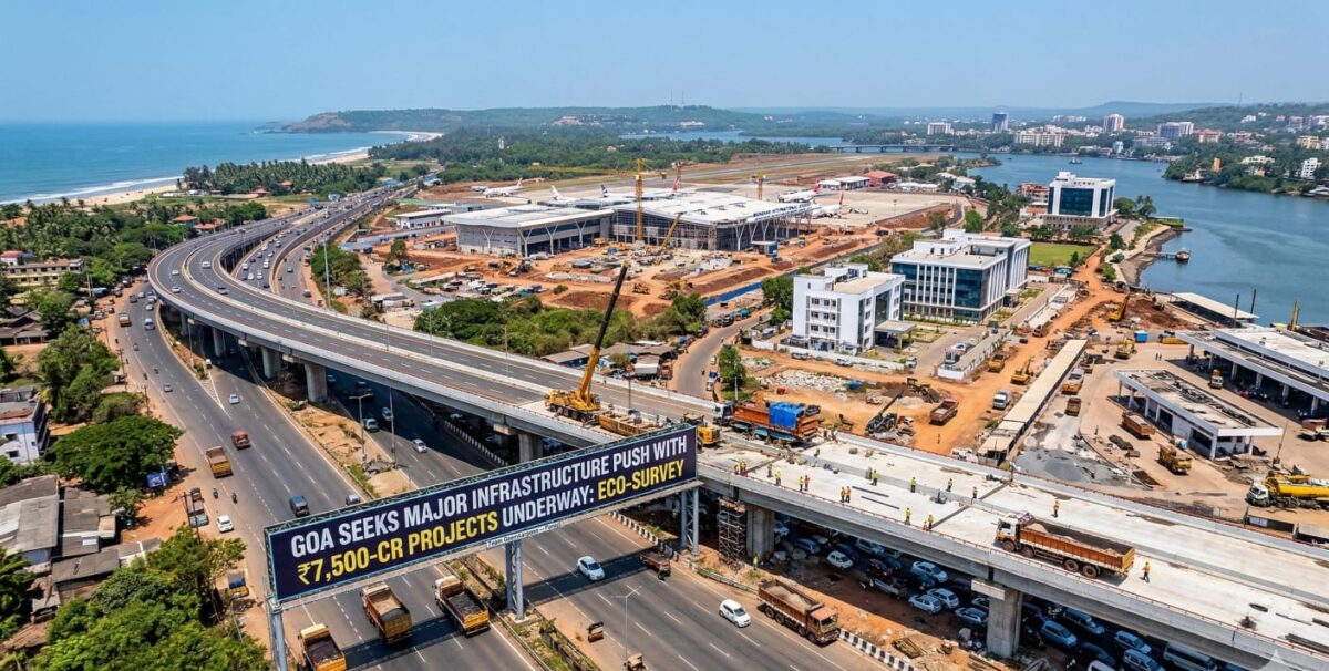 Goa Development Projects Goa Sees Major Infrastructure Push with ₹7,500-Cr Projects Underway ...