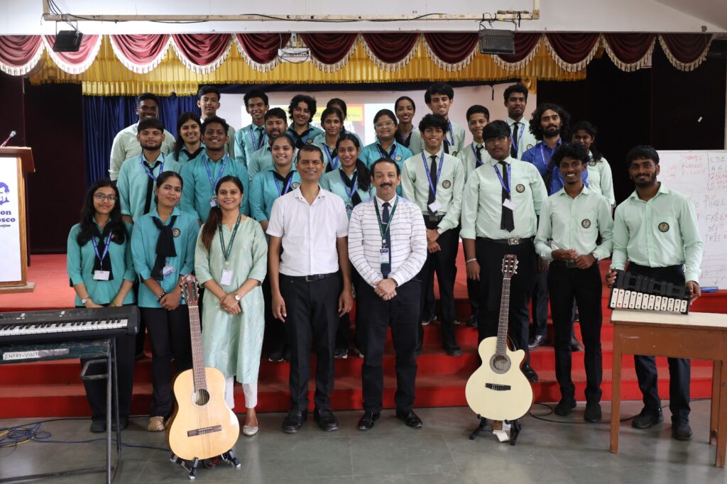 “Imagination and Practice Shape Music”: Songwriting Workshop Inspires Students at Don Bosco College