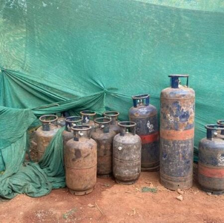 38 Commercial LPG Cylinders Seized In Sangolda, Probe Launched