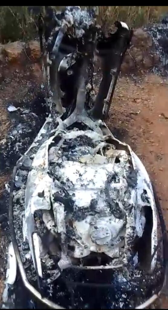Two bikes set on fire at Bellem, Velsao; foul play suspected
