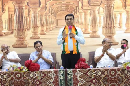 Goa CM Campaigns At Nagzari, Dhavli For Ritesh Naik