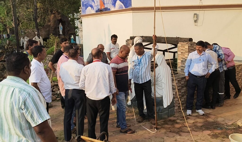 Joint inspection held after fuel contamination detected in Sancoale church well