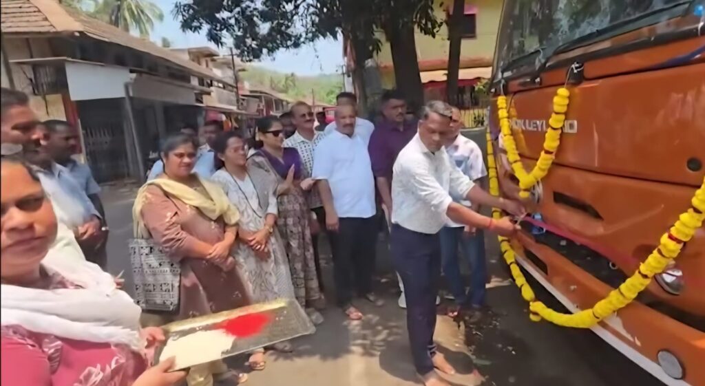 CMC ends tenure on high note, inducts five vehicles for solid waste management