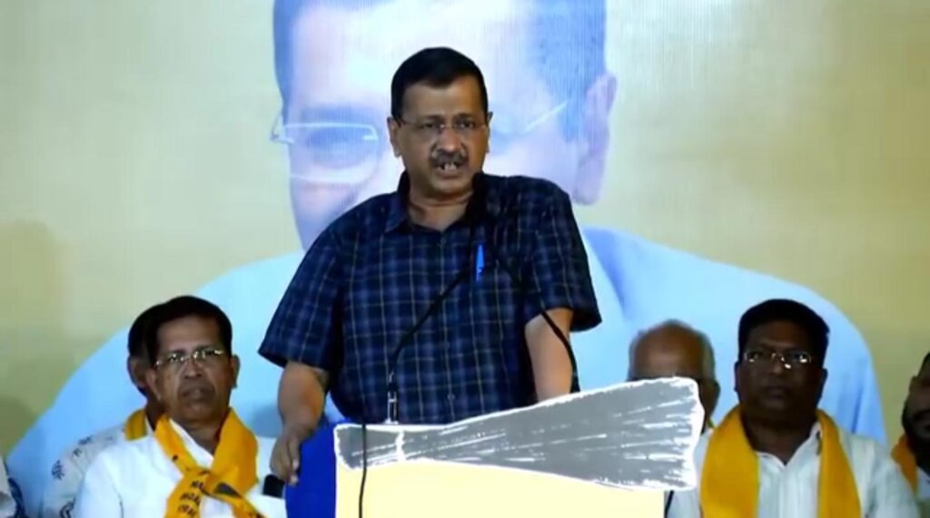 Kejriwal Targets BJP At Ponda Rally, Promises ‘Parivartan’