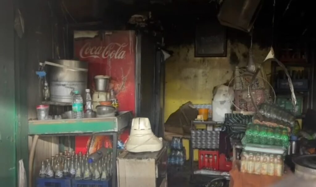 Two Shops Gutted In Late-Night Fire At New Market Margao