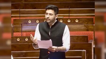 “Silenced, Not Defeated”: BJP Targets AAP After Raghav Chadha’s Rajya Sabha Demotion