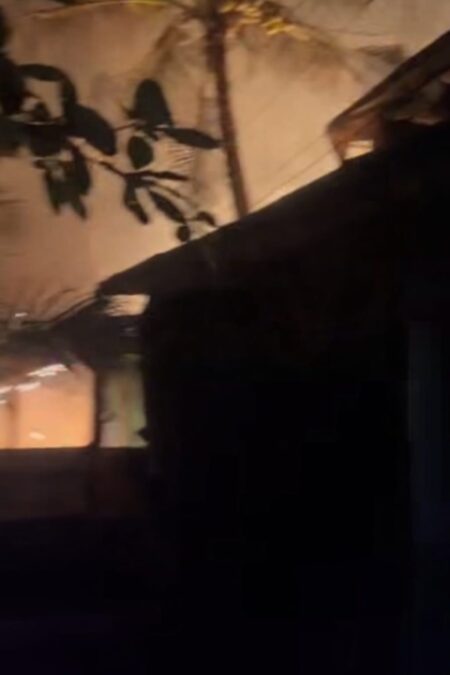 Fire Destroys Several Beach Shacks At Khalchawada, Arambol