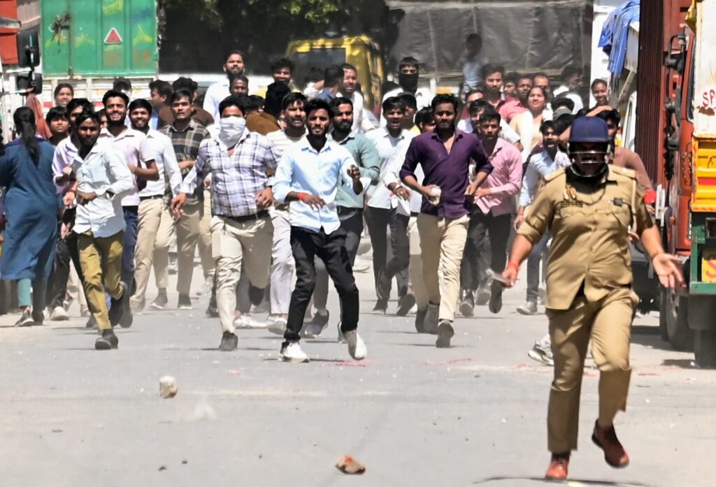 Pay Protest Turns Violent as Over 300 Held in Noida Unrest