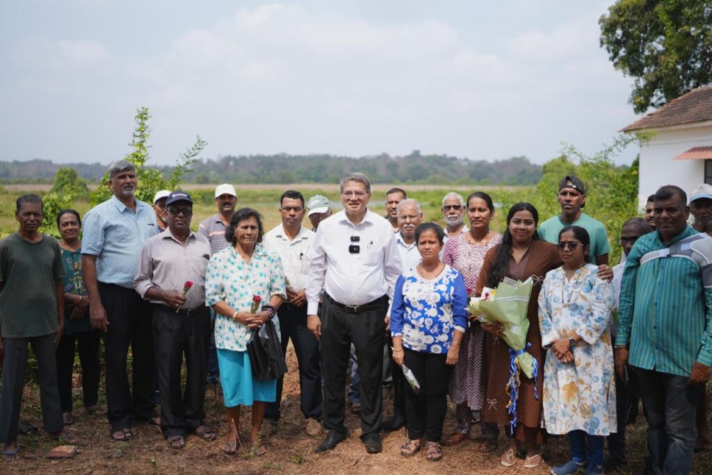 Green fields keep villages alive, says Aldona MLA Carlos Ferreira