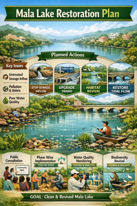 Mala Lake Restoration to Follow Long-Term Plan, Says Panaji Mayor