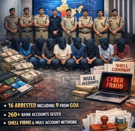 ₹77 Crore Cyber Fraud Racket Busted; Goa Link Surfaces
