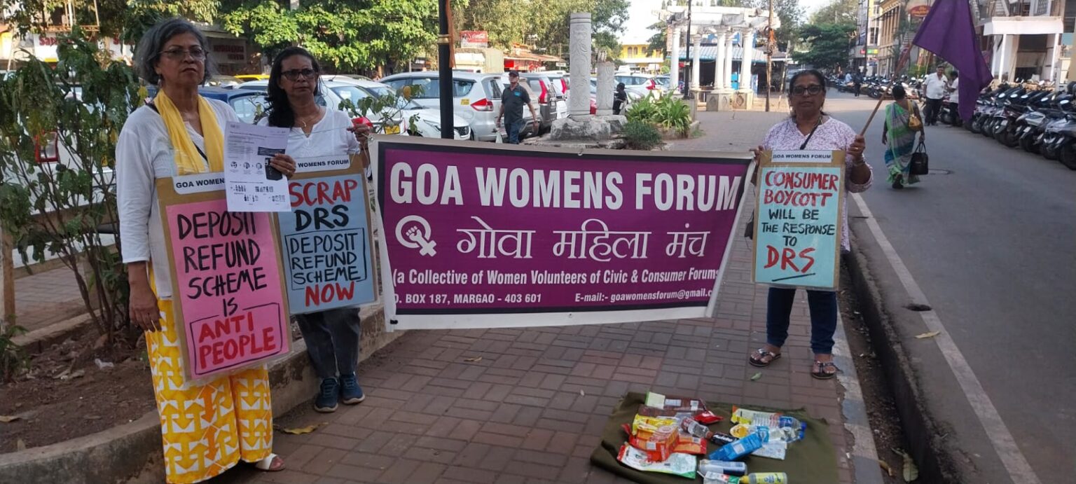 Goa Women’s Forum holds awareness action in Vasco, demands scrapping of DRS