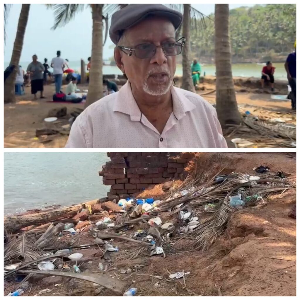 Garbage menace mars scenic Hollant beach, locals give panchayat one-week ultimatum