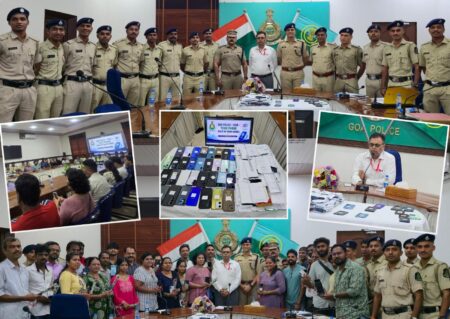 124 Mobile Phones Returned to Owners at PHQ Goa