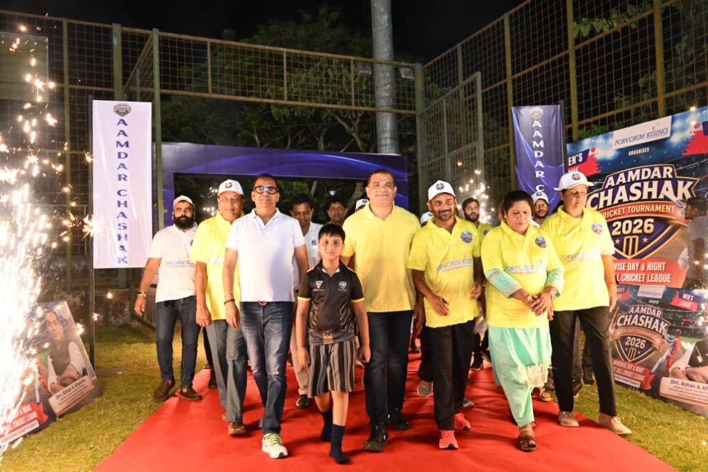 “Amdar Chashak Is A Celebration Of Sportsmanship”: Khaunte Inaugurates Cricket Tournament In Porvorim