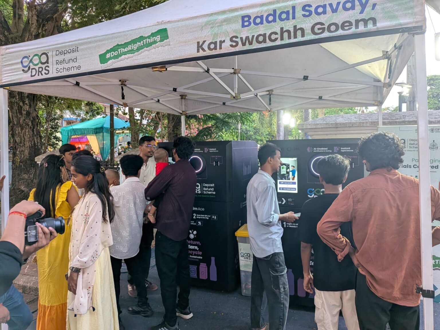 Goa DRS Completes First Live Pilot at Panjim Potluck with QR-Coded Beverage Packaging