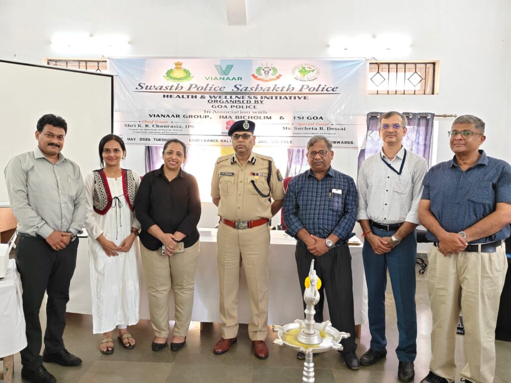‘Swasth Police – Sashakth Police’ Program Held At Central Jail Colvale