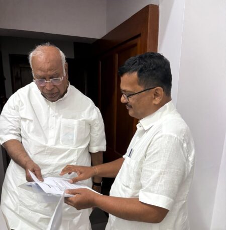 Congress Leader Savio Coutinho Raises Goa Voter Deletion Issue With Mallikarjun Kharge
