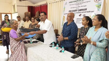 Farmers urged to embrace modern practices at Pre-Kharif campaign in Cansaulim
