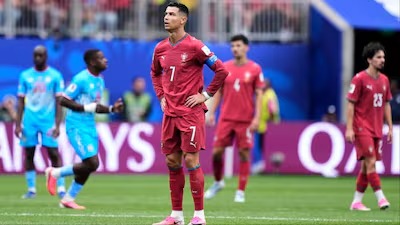 DR Congo Hold Ronaldo’s Portugal; Kane Fires England To Victory, Diaz Stars For Colombia