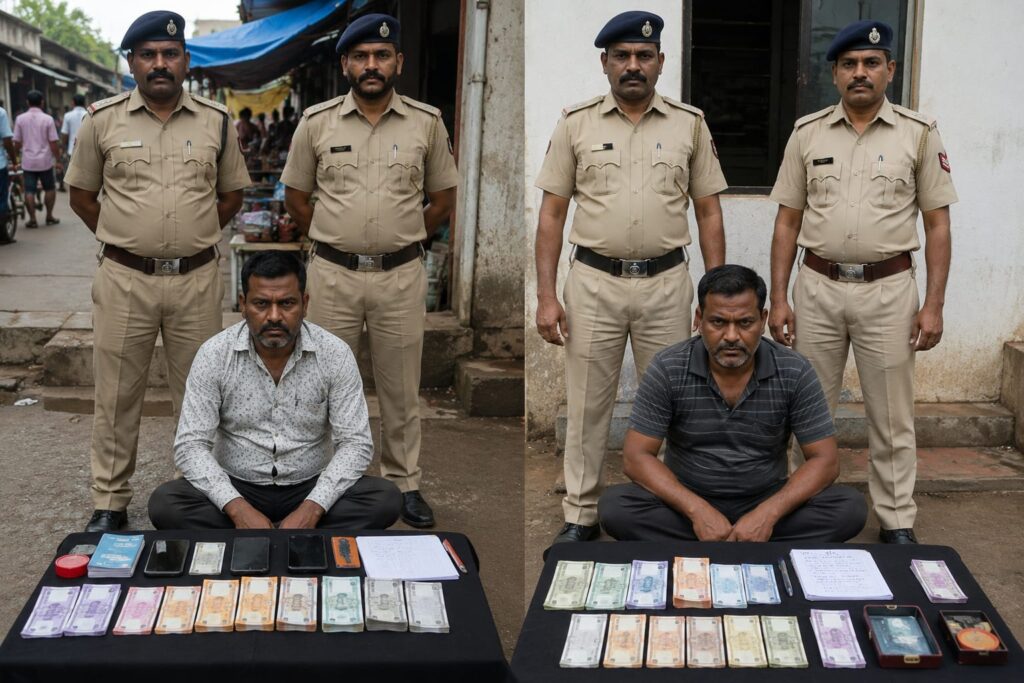 Two Bookies Caught Accepting Matka Bets in Panaji and Bicholim