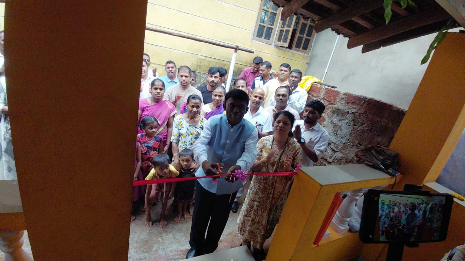74th Shram-Dham House Handed Over to Widow-Son Duo at Amone
