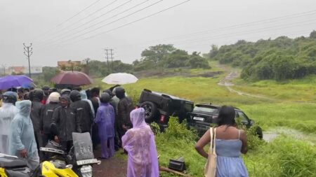 Rash Driving Triggers Three-Vehicle Crash Near Verna, Scooter Rider Injured