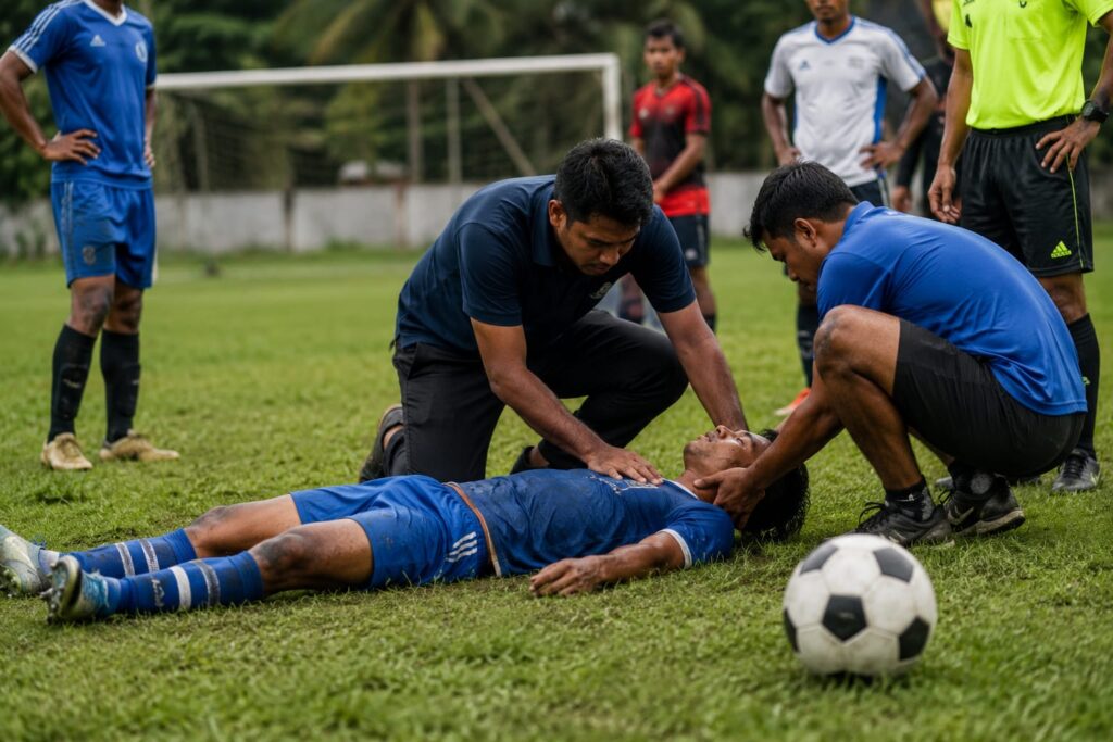 26-Year-Old Footballer Collapses During Match in Benaulim, Dies