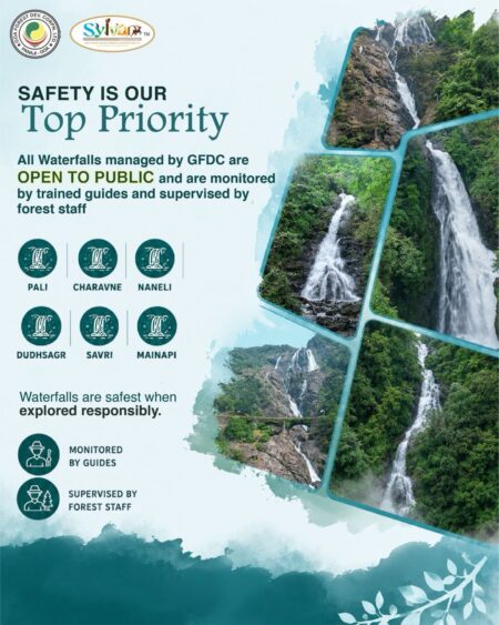 GFDC Opens Waterfalls for Monsoon Visitors With Enhanced Safety Measures