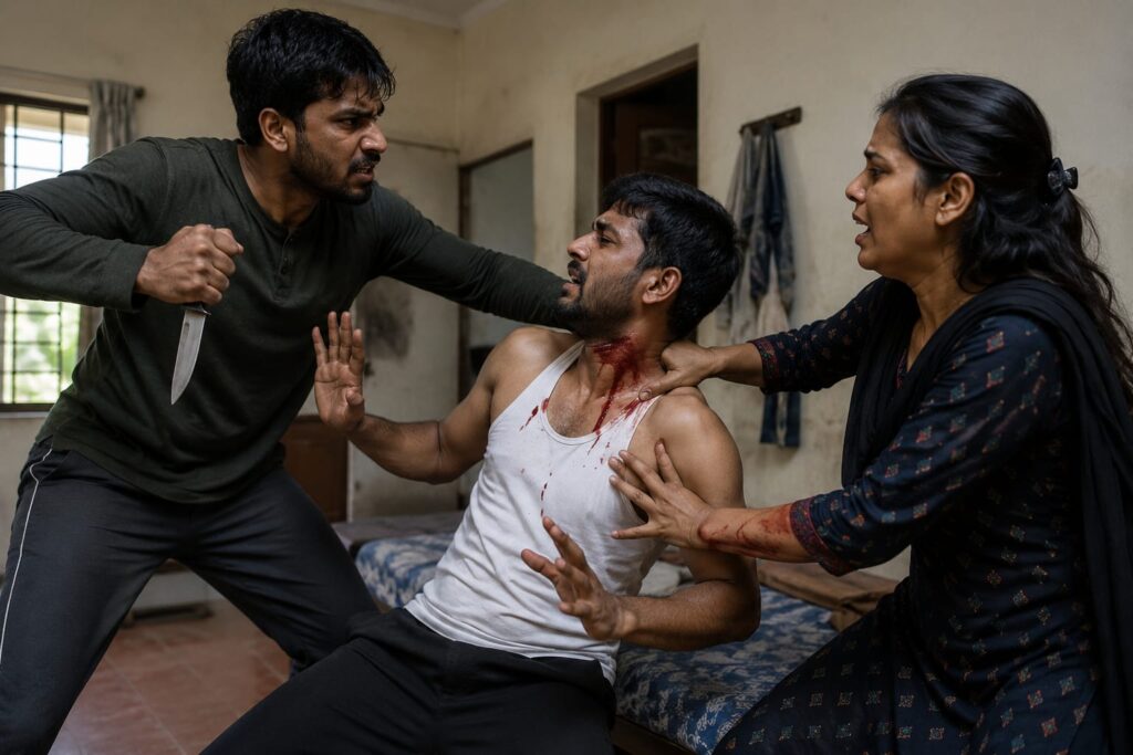 Couple Injured in Knife Attack at Cansaulim; Accused Flees