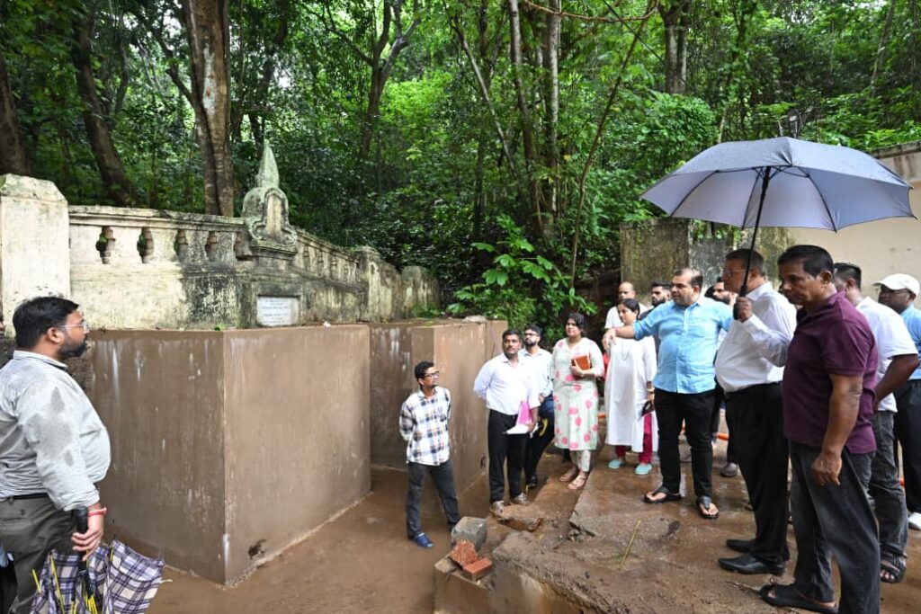 Pomburpa Spring Restoration to Be Completed Before August 15: Rohan Khaunte