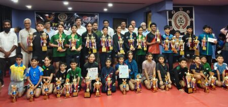 Chandan Fights Back Twice to Clinch Double Crown at Goa State Ranking Table Tennis Tournament