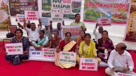 Karapur Mega Project Protest Completes 100 Days, Demonstration Held At Jantar Mantar
