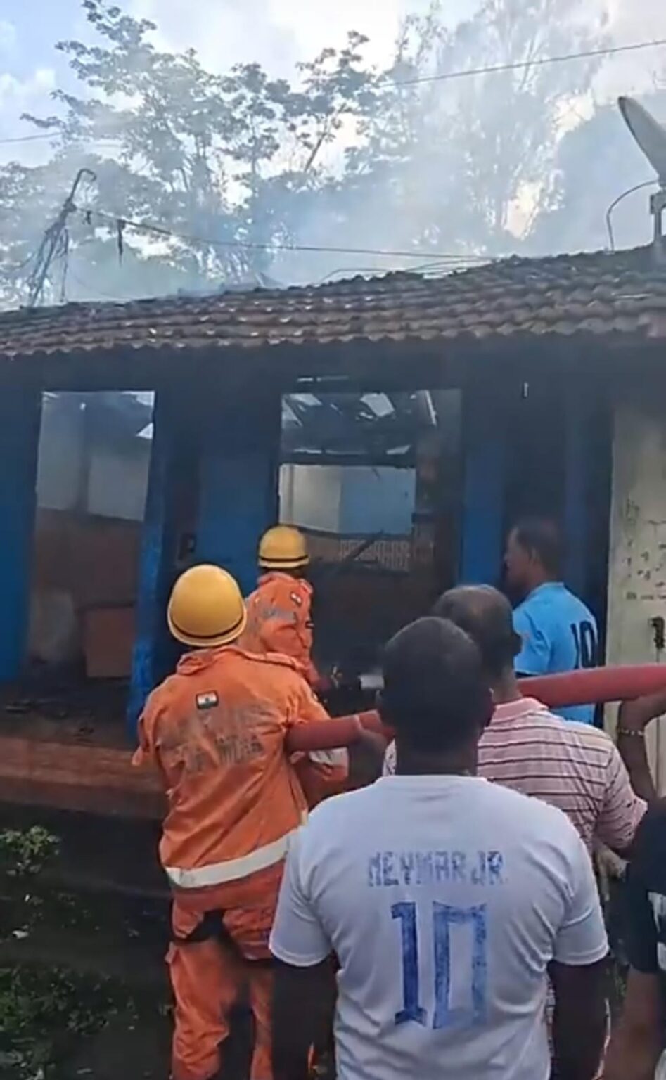 Major Fire Destroys Four Commercial Establishments In Rivona