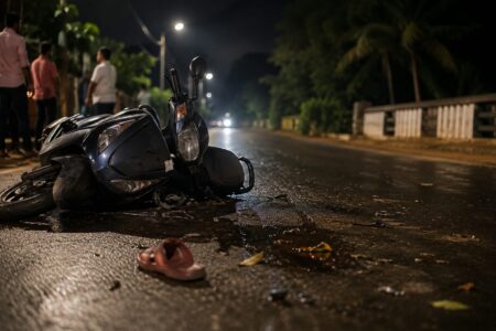 Woman Dies After Minor Riding Scooter Hits Pedestrian In Canacona