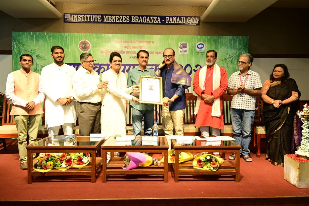 Educationist Kishore Shah, Poet Dattaprasad Jog Honoured At Samraat Kavyamahotsav 2026