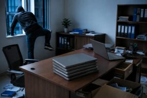 Seven Laptops Stolen From Logistics Firm in Vasco