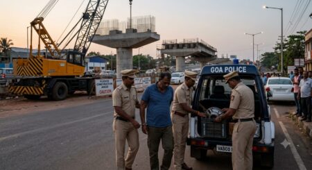 Man Arrested For Attempted Theft Of Crane Parts In Dabolim